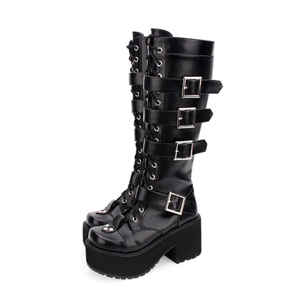Funki Findz | Boots | Women's Japanese Gothic Platform Boots