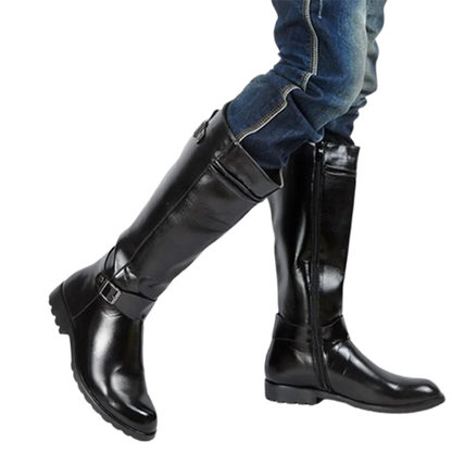 Funki Findz | Boots | Women's Leatherr British Style Riding Boots