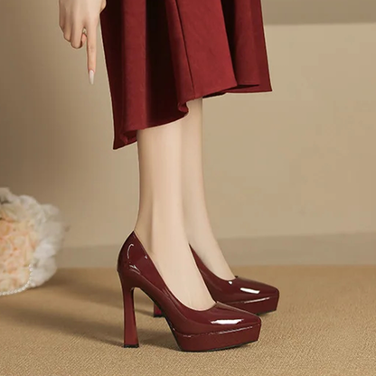 Funki Findz | Shoes | Women's Elegant Patent High Heel Pumps
