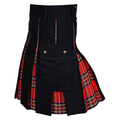 Funki Findz | Skirts | Men's Modern Gothic Punk Plaid Pleated Kilt
