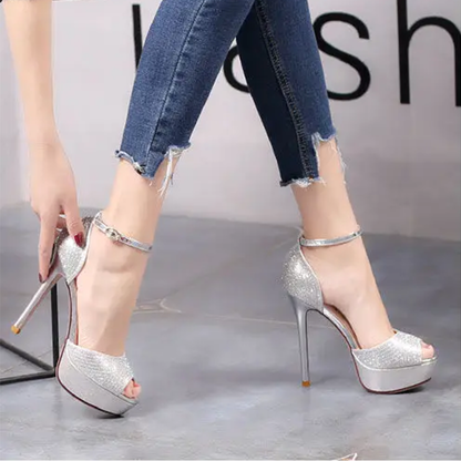 Funki Findz | Shoes | Women's Shimmery High Heel Stilettos