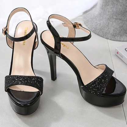 Funki Findz | Shoes | Women's Metallic Party Platform Sandals