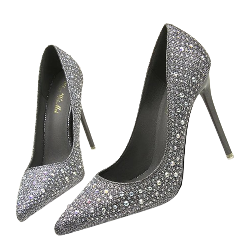 Funki Findz | Shoes | Women's Rhinestone Sparkly Prom Shoes