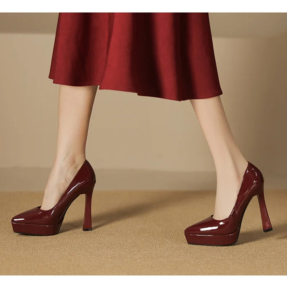 Funki Findz | Shoes | Women's Elegant Patent High Heel Pumps
