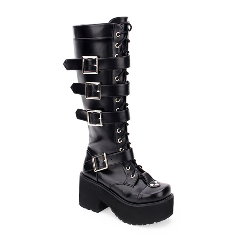 Funki Findz | Boots | Women's Japanese Gothic Platform Boots