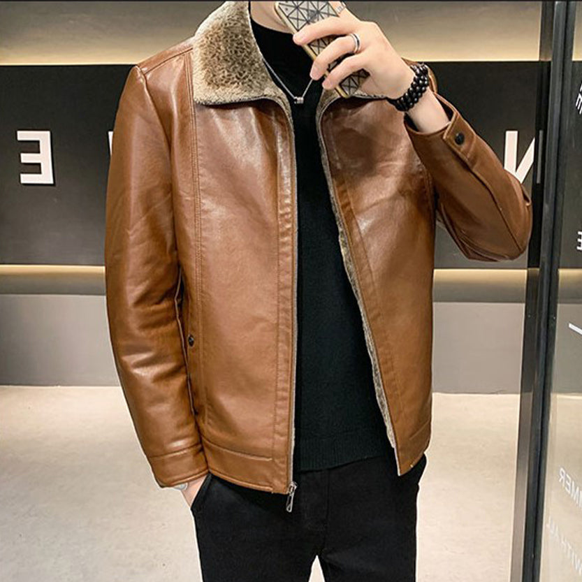 Funki Findz | Jackets | Men's Luxury Faux Leather Winter Jacket