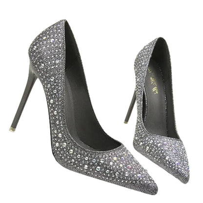 Funki Findz | Shoes | Women's Rhinestone Sparkly Prom Shoes