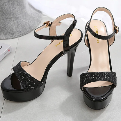 Funki Findz | Shoes | Women's Metallic Party Platform Sandals