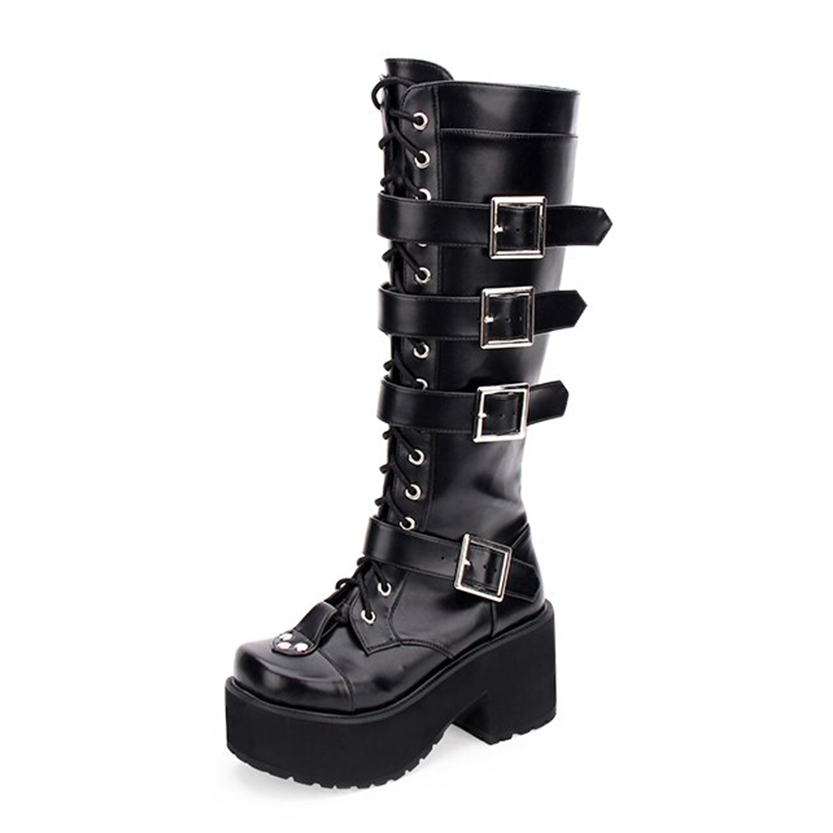 Funki Findz | Boots | Women's Japanese Gothic Platform Boots