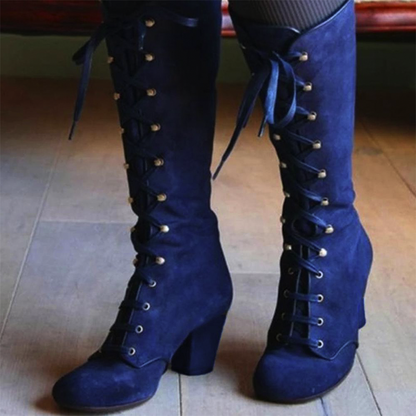 Funki Findz | Boots | Women's Vintage Retro Lace Up Boots