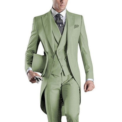 Funki Findz | Suits | Men's Custom 3 Pcs Grooms Suit | Tailcoat