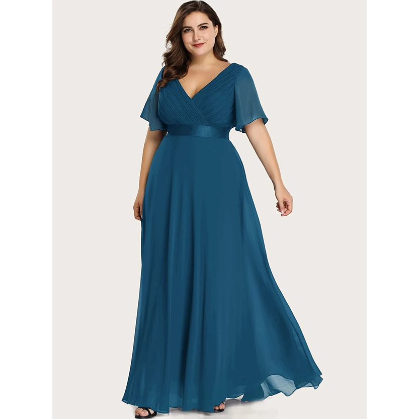 Funki Findz | Dresses | Women's Elegant Chiffon Evening Dress