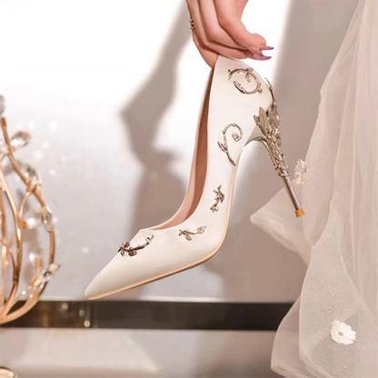 Funki Findz | Shoes | Women's Elegant Silk Formal Prom Stilettos
