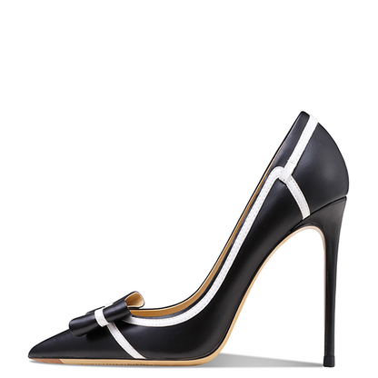 Funki Findz | Shoes | Women's Leather Butterfly-Knot Stilettos