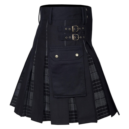 Funki Findz | Skirts | Men's Modern Gothic Punk Plaid Pleated Kilt