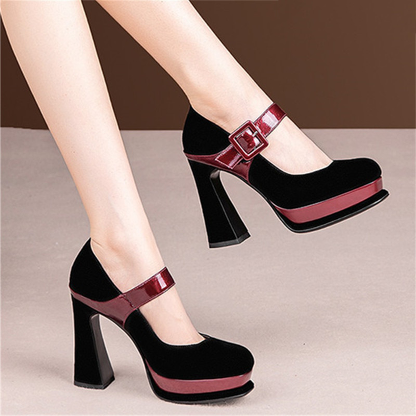Funki Findz | Shoes | Women's Leather Mary Jane Dress Heels