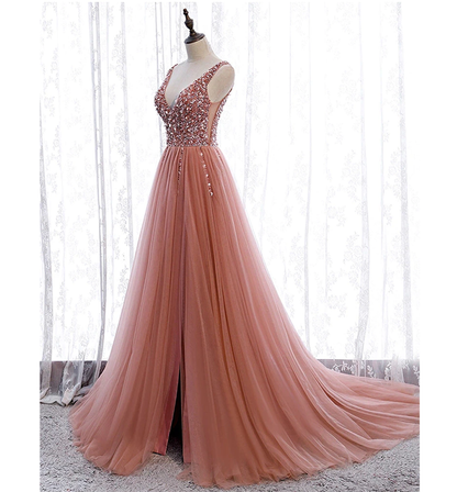 Funki Findz | Dresses | Women's Beaded  Evening Dress | Tulle