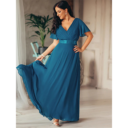 Funki Findz | Dresses | Women's Elegant Chiffon Evening Dress