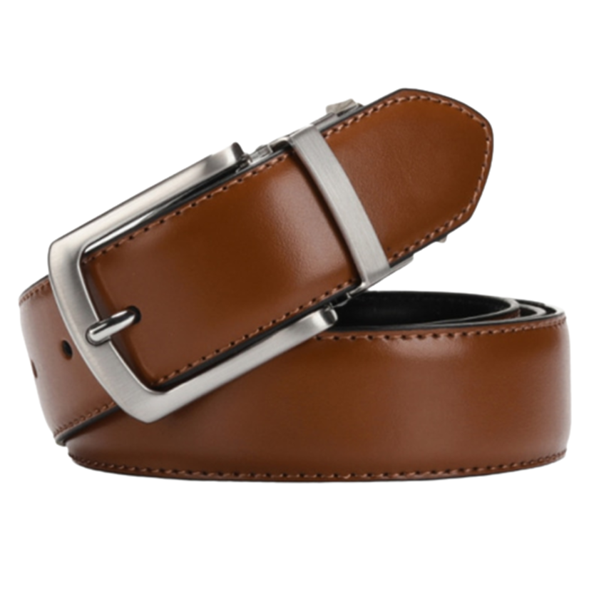 Funki Findz | Belts | Men's Luxury Leather Belt Reversible Buckle