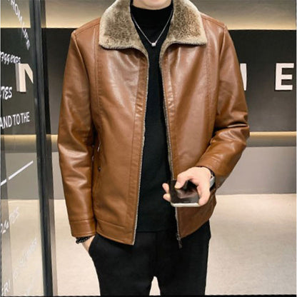 Funki Findz | Jackets | Men's Luxury Faux Leather Winter Jacket