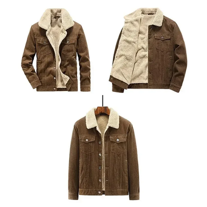 Funki Findz | Jackets | Men's Corduroy Fleece Winter Jacket