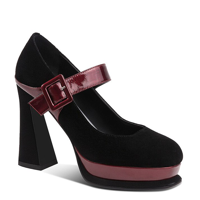 Funki Findz | Shoes | Women's Leather Mary Jane Dress Heels
