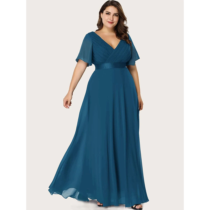 Funki Findz | Dresses | Women's Elegant Chiffon Evening Dress