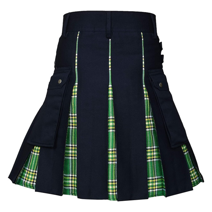 Funki Findz | Skirts | Men's Modern Gothic Punk Plaid Pleated Kilt