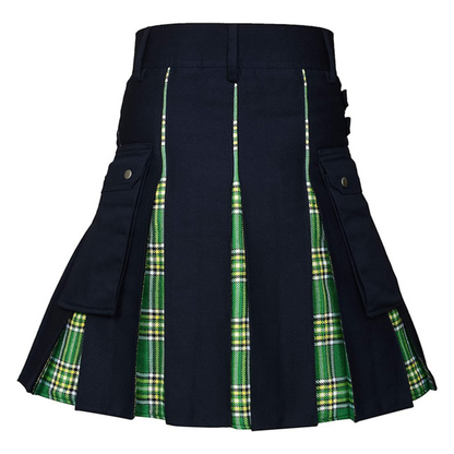 Funki Findz | Skirts | Men's Modern Gothic Punk Plaid Pleated Kilt