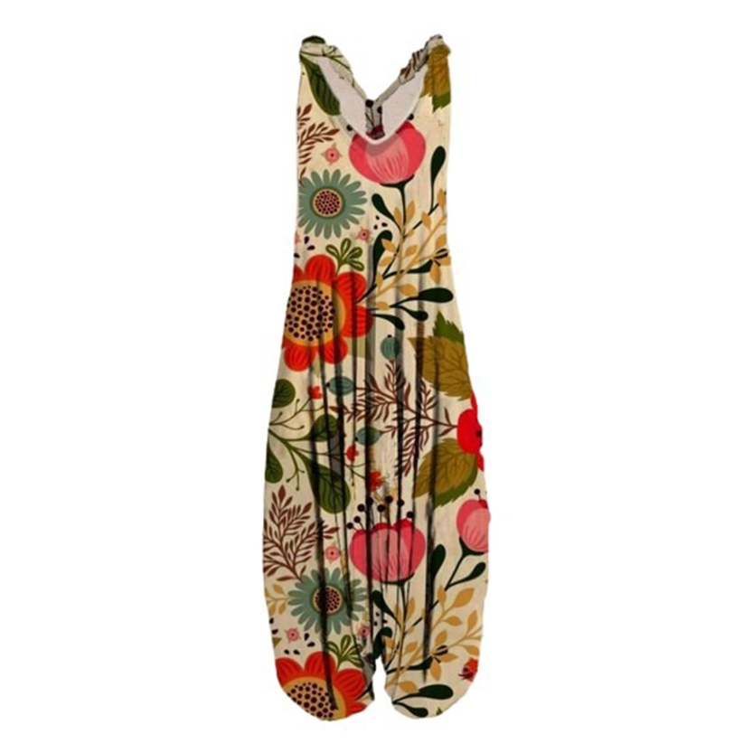 Funki Findz | Pants | Women's Casual Loose Romper Jumpsuit