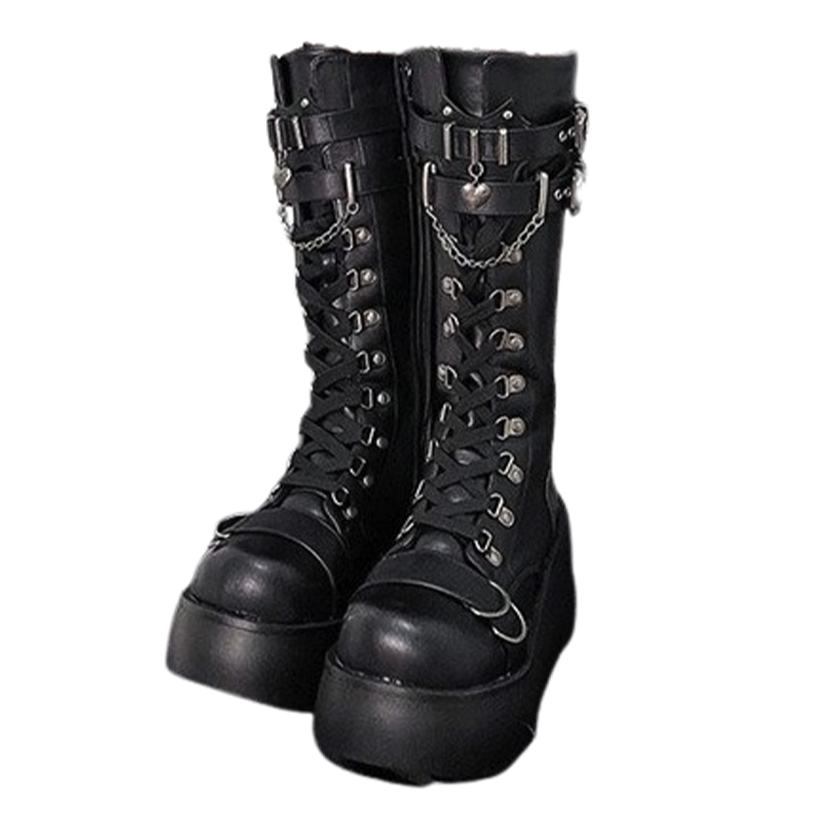 Funki Findz | Boots | Women's New Gothic Style Platform Boots