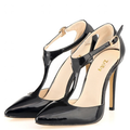 Funki Findz | Shoes | Women's Super High  Heel T-Strap Stilettos
