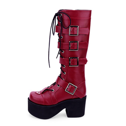 Funki Findz | Boots | Women's Japanese Gothic Platform Boots