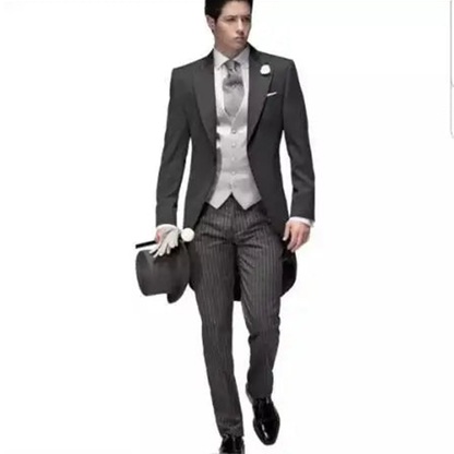 Funki Findz | Suits | Men's 3 Pcs Tailored Wedding Morning Suit