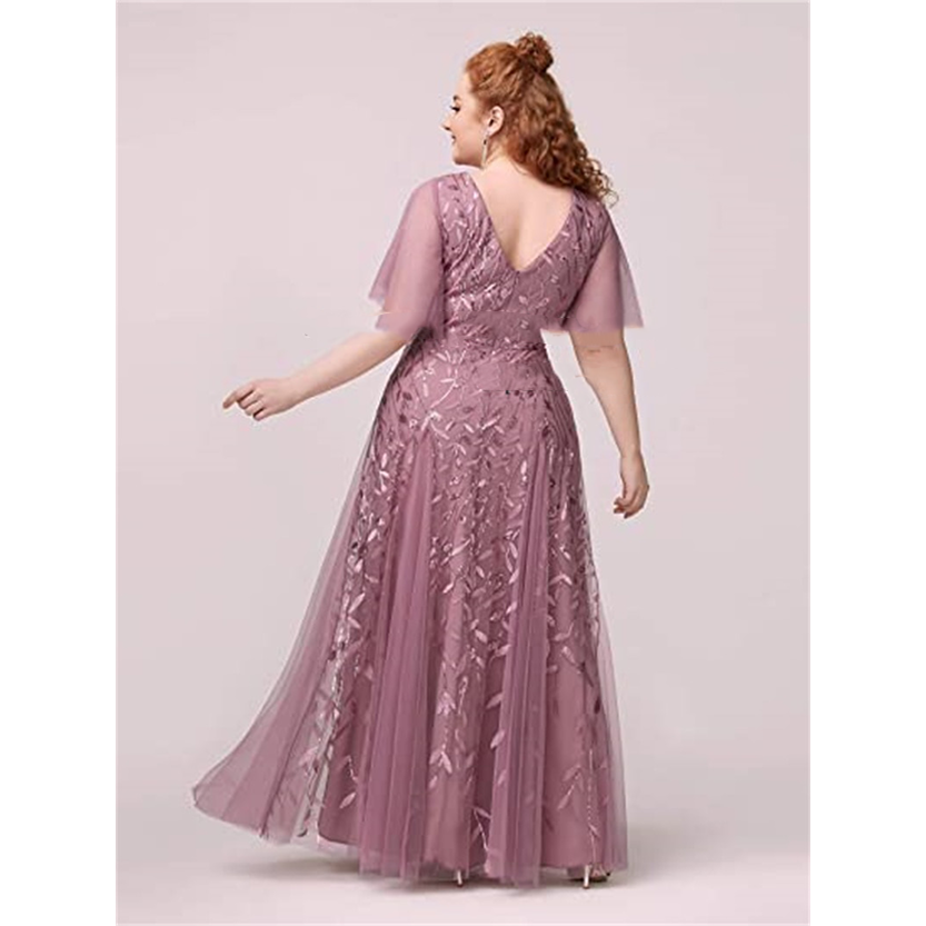 Funki Findz | Dresses | Women's Long Sequin Lace Formal Dress