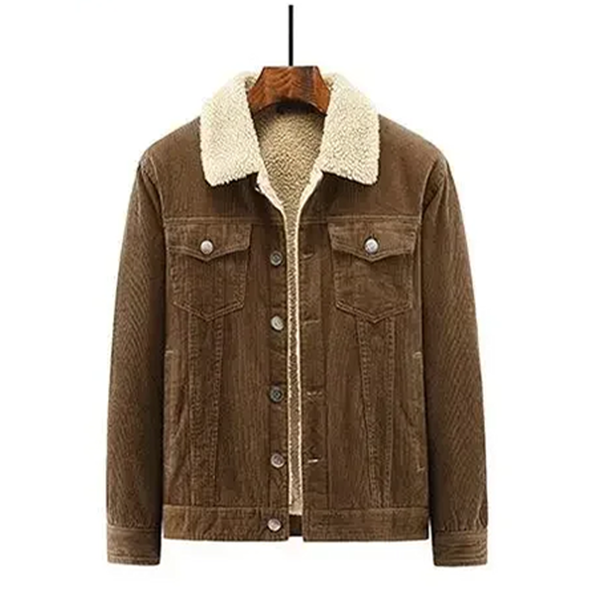 Funki Findz | Jackets | Men's Corduroy Fleece Winter Jacket