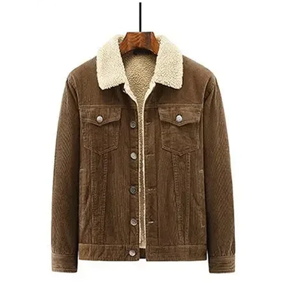 Funki Findz | Jackets | Men's Corduroy Fleece Winter Jacket