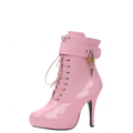 Funki Findz | Boots | Women's Padlock High Stiletto Ankle Boots