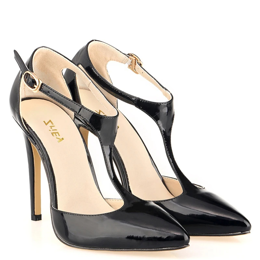 Funki Findz | Shoes | Women's Super High  Heel T-Strap Stilettos