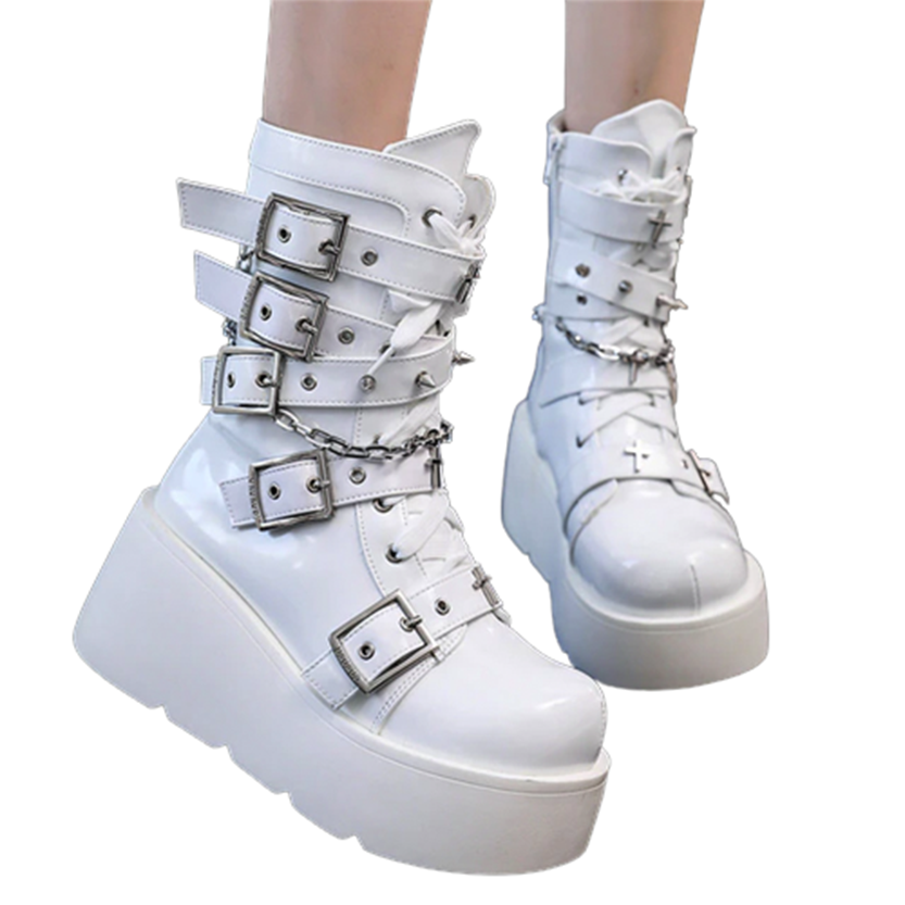 Funki Findz | Boots | Women's New Gothic Style Platform Boots