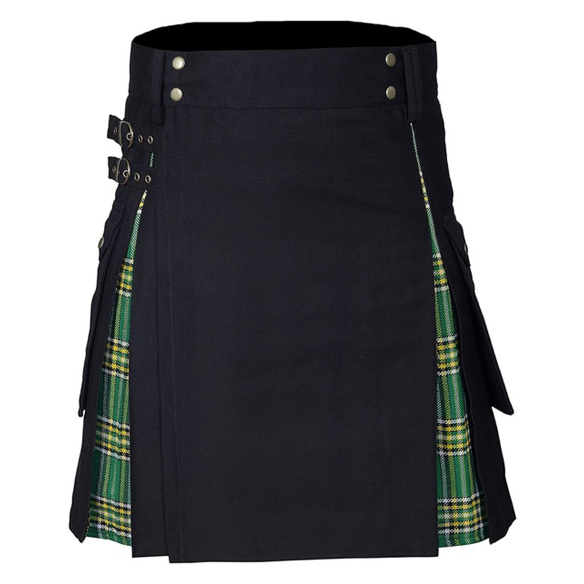 Funki Findz | Skirts | Men's Modern Gothic Punk Plaid Pleated Kilt