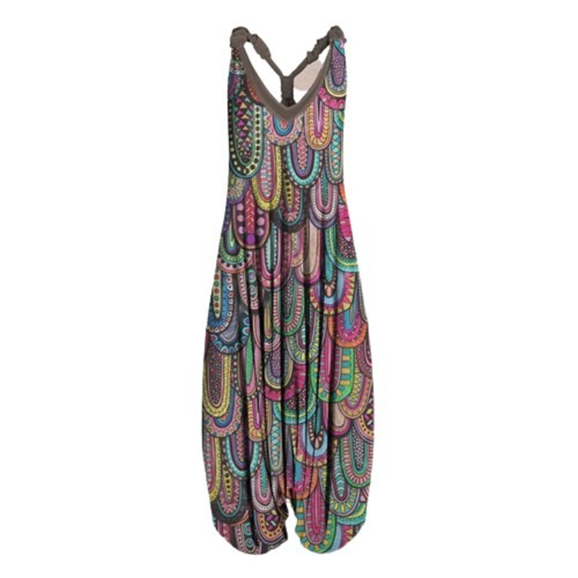 Funki Findz | Pants | Women's Casual Loose Romper Jumpsuit