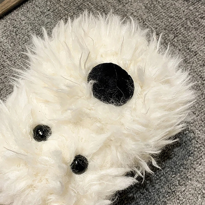 Funki Findz | Shoes | Women's Cute Shaggy Dog Slippers