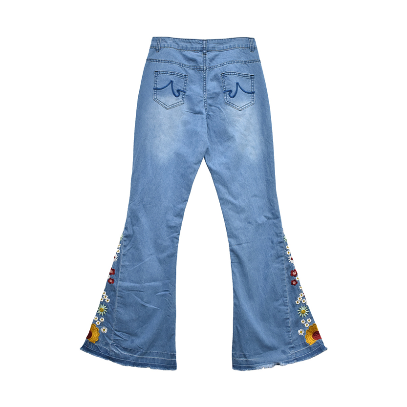 Funki Findz | Pants | Women's Boho Hippy Embroidered Jeans