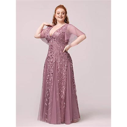 Funki Findz | Dresses | Women's Long Sequin Lace Formal Dress