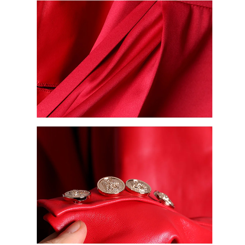 Funki Findz | Jackets | Women's Long Faux Leather Swing Coat