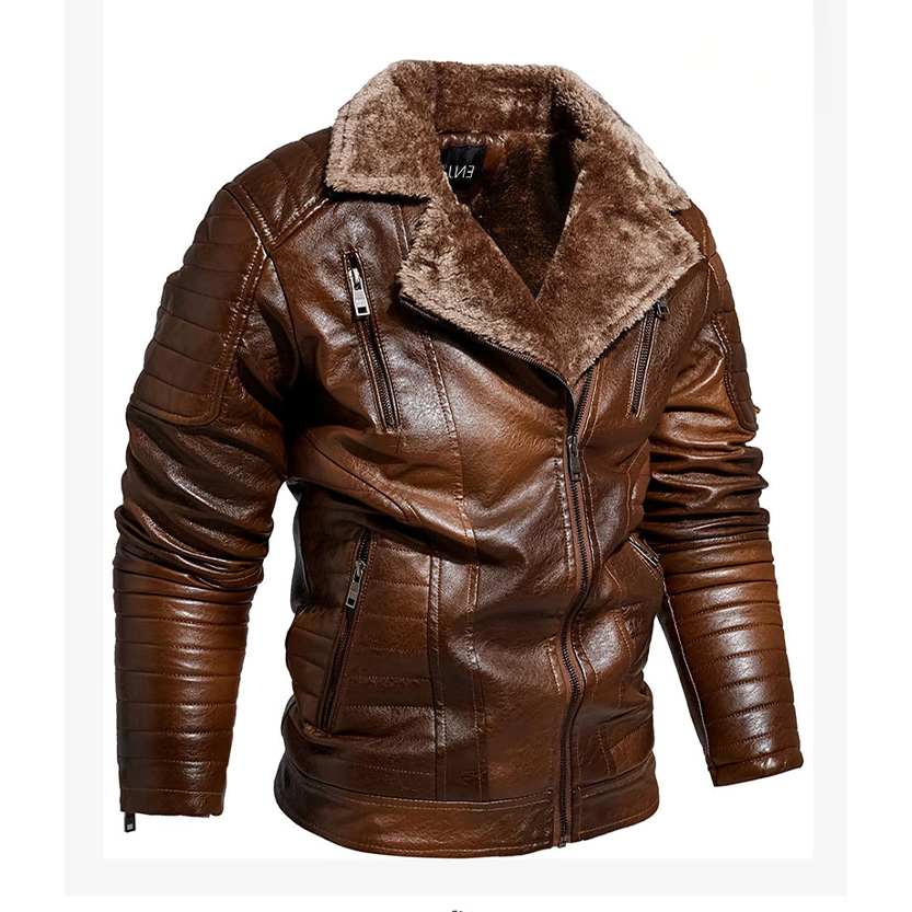 Funki Findz | Jackets | Men's Faux Leather Windbreaker Jacket