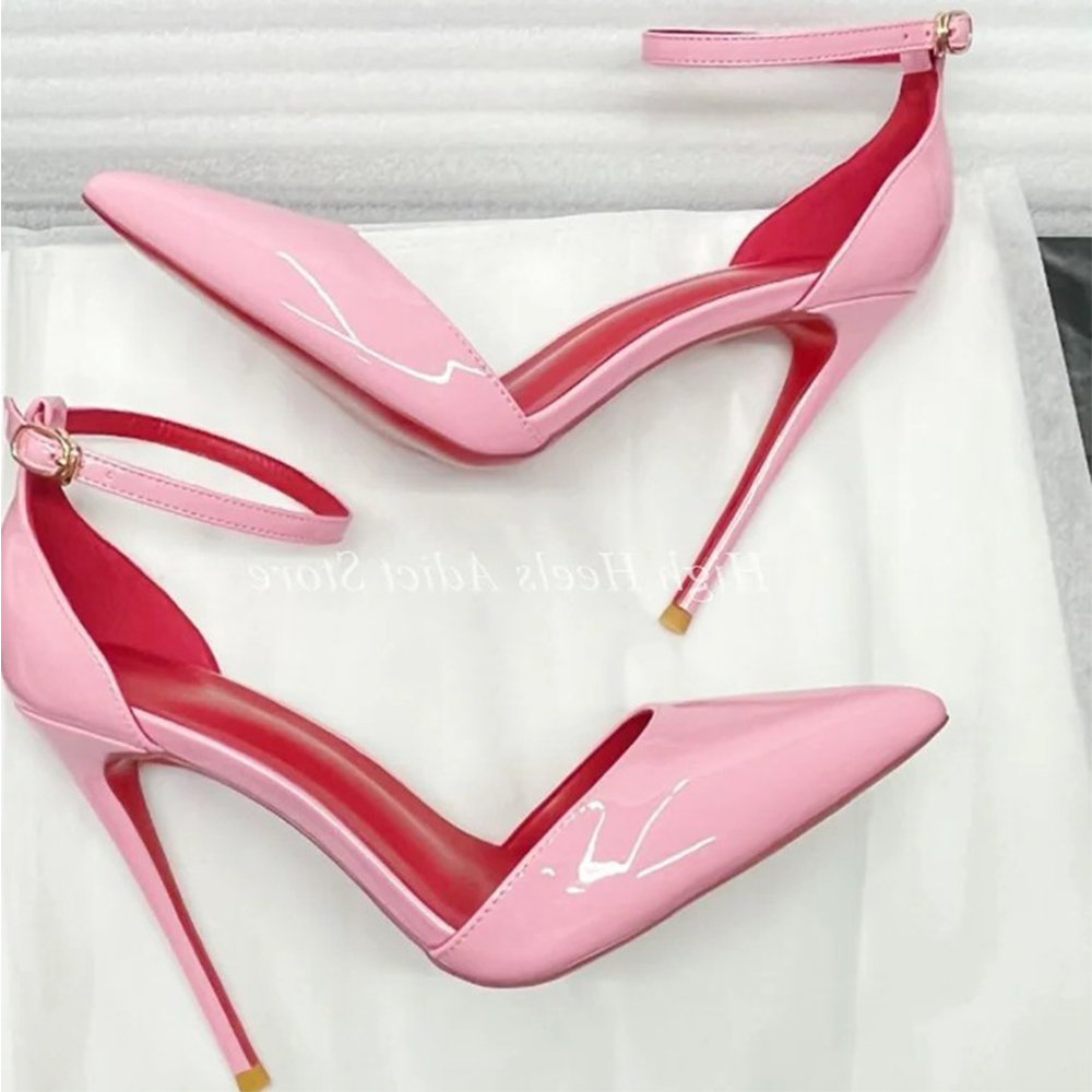 Funki Findz | Shoes | Women's Baby Pink Patent High Stilettos