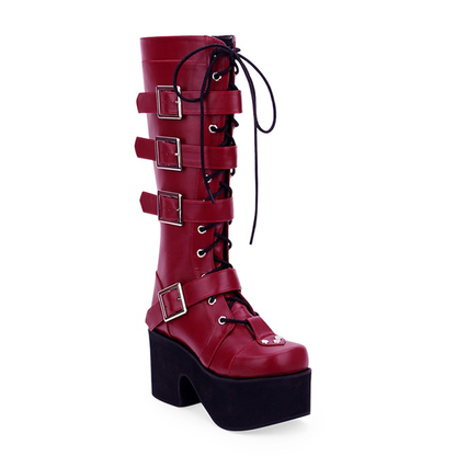 Funki Findz | Boots | Women's Japanese Gothic Platform Boots