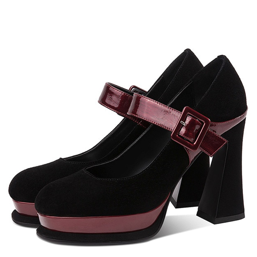 Funki Findz | Shoes | Women's Leather Mary Jane Dress Heels